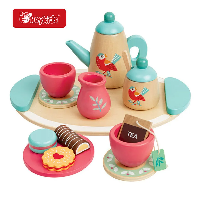 New Design Hamburger Shop Pretend Play Wooden Play Food Set For Kids W10D783