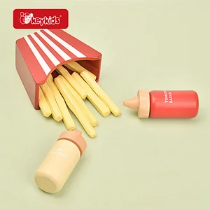 New Design Hamburger Shop Pretend Play Wooden Play Food Set For Kids W10D783
